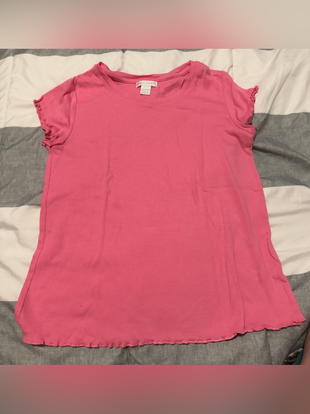 Falls Creek Pink Girls Short Sleeve Top